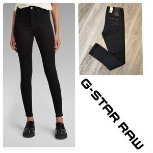 New with tags G-STAR RAW Brooke Loose Tapered fit designer biker style jeans